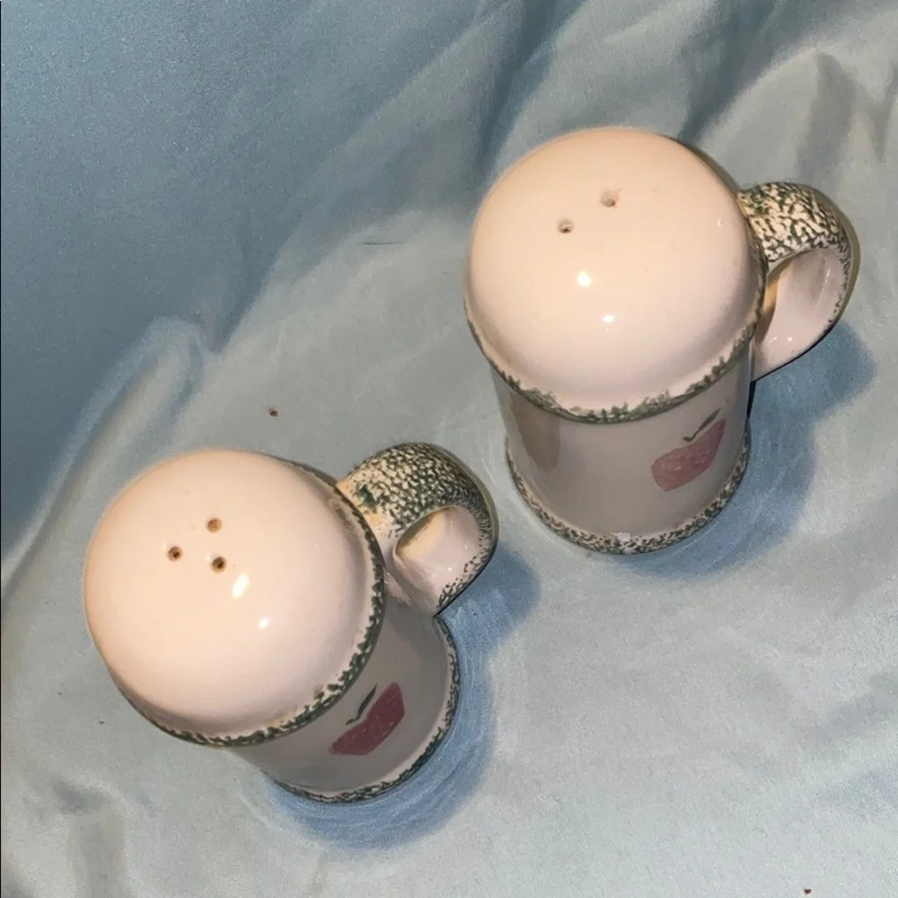 BX48 Apple Design Salt and Pepper Shakers